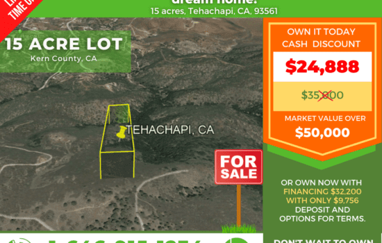 15 Acre Lot in Tehachapi, California