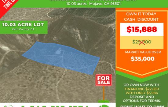 10.03 Acres Lot in Mojave, CA
