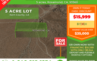 5 Acre Lot in Rosamond, California