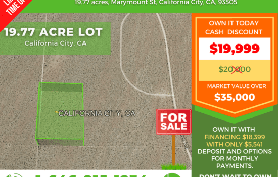 19.77 Acre Lot in California City, California