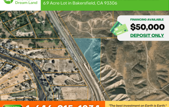 6.9 Acre Lot in Bakersfield, California