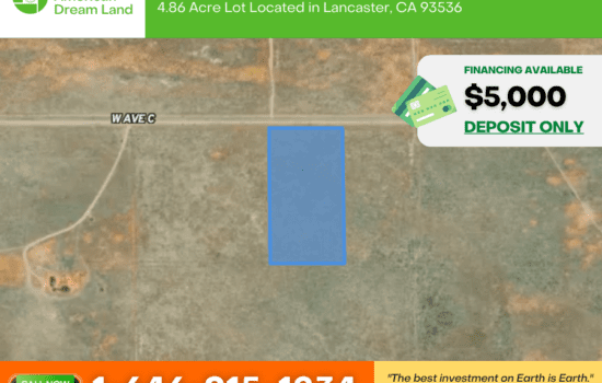 4.9 Acre Lot in Lancaster, California