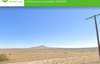 2.55 Acre Lot for Sale in Lancaster, California